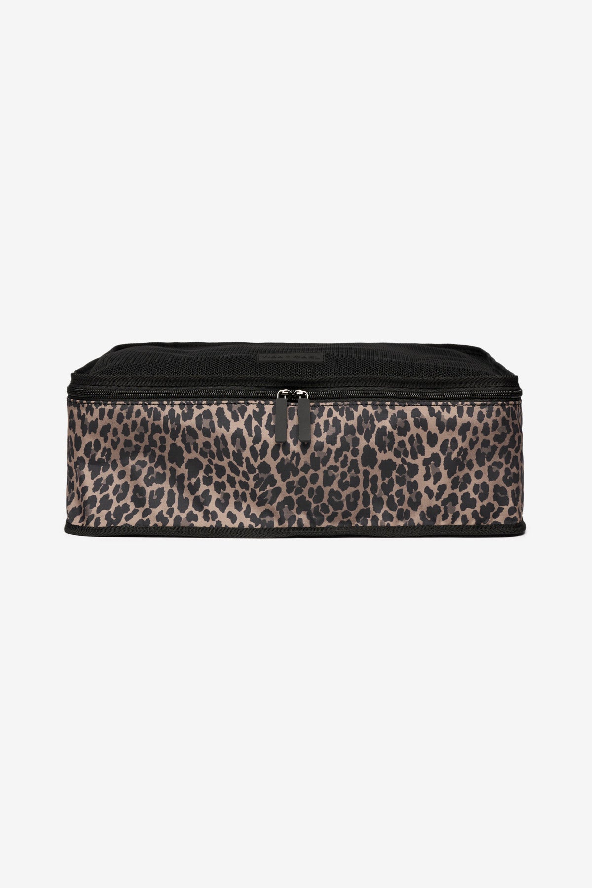 T+M Packing Cubes Set Brown Tonal Leopard Print