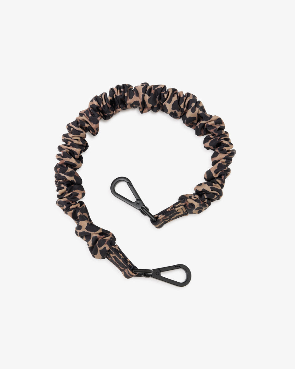 T+M Scrunchie Shoulder Strap Leopard Print