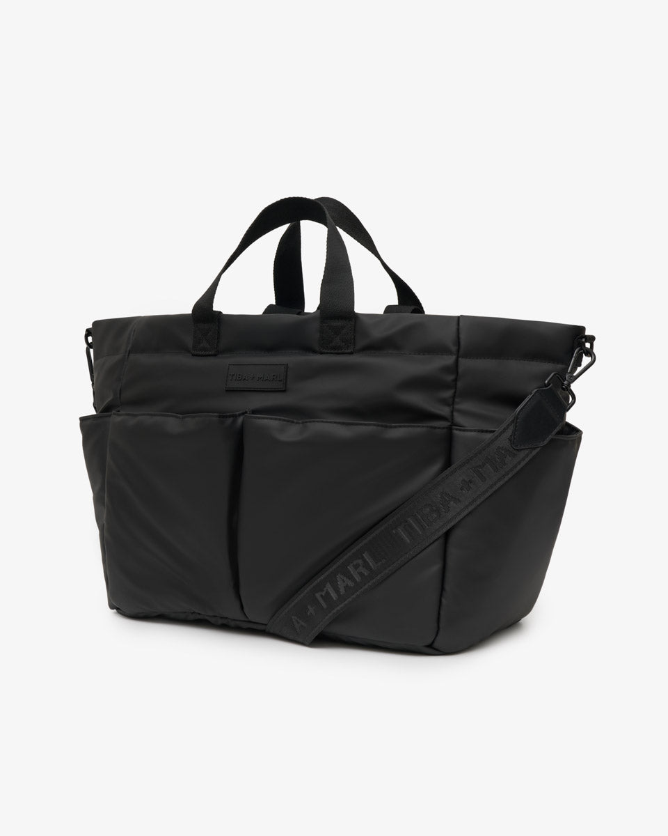 T+M Canvas Pocket Tote Matte Black