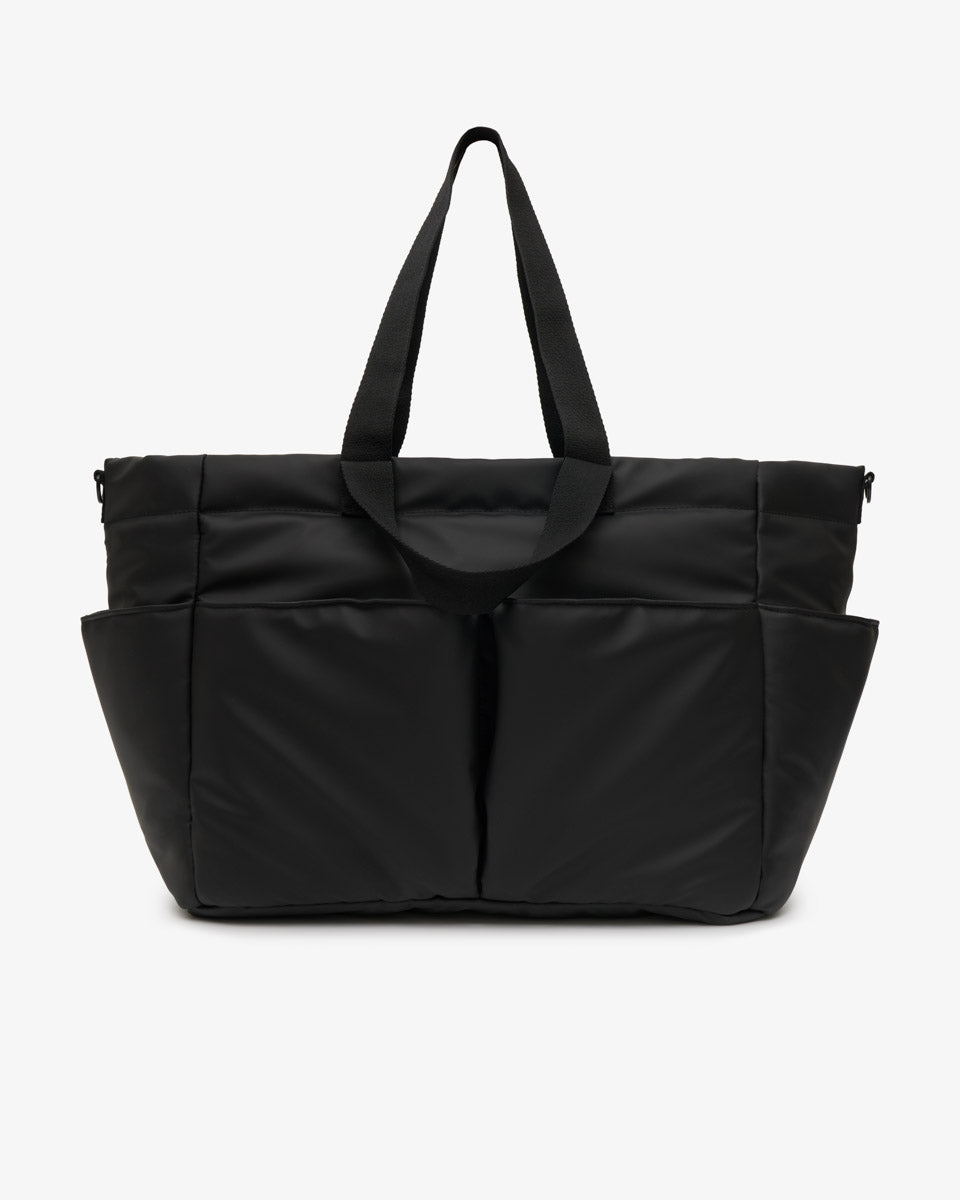 T+M Canvas Pocket Tote Matte Black