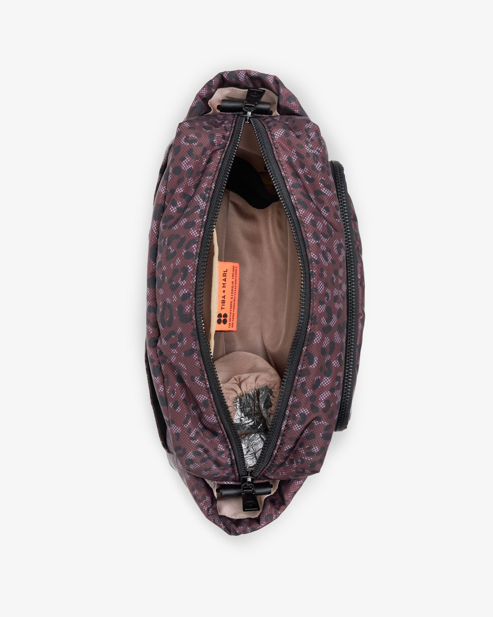 T+M x Sweaty Betty Inka Buggy Organiser Woven Dot Leopard