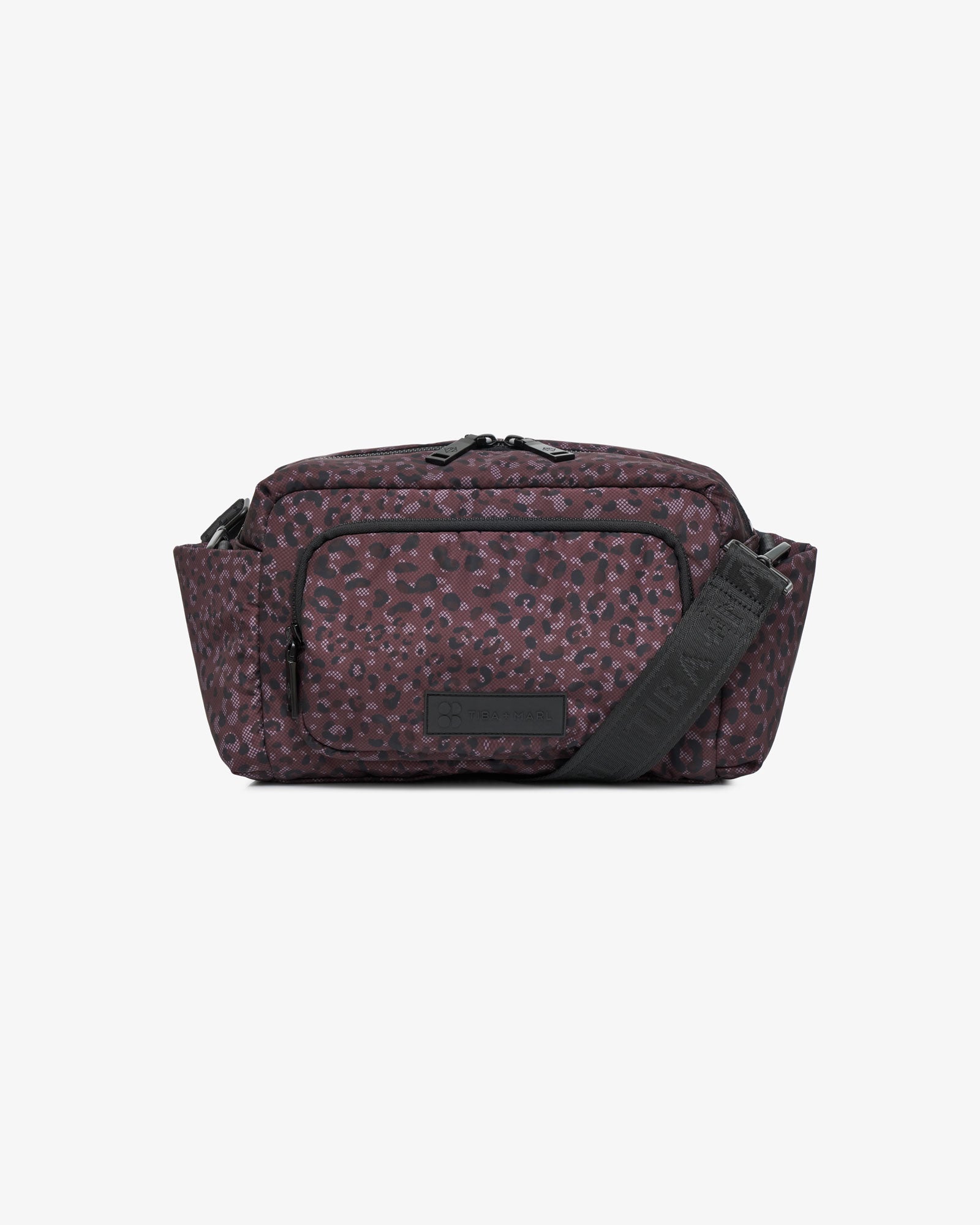 T+M x Sweaty Betty Inka Buggy Organiser Woven Dot Leopard