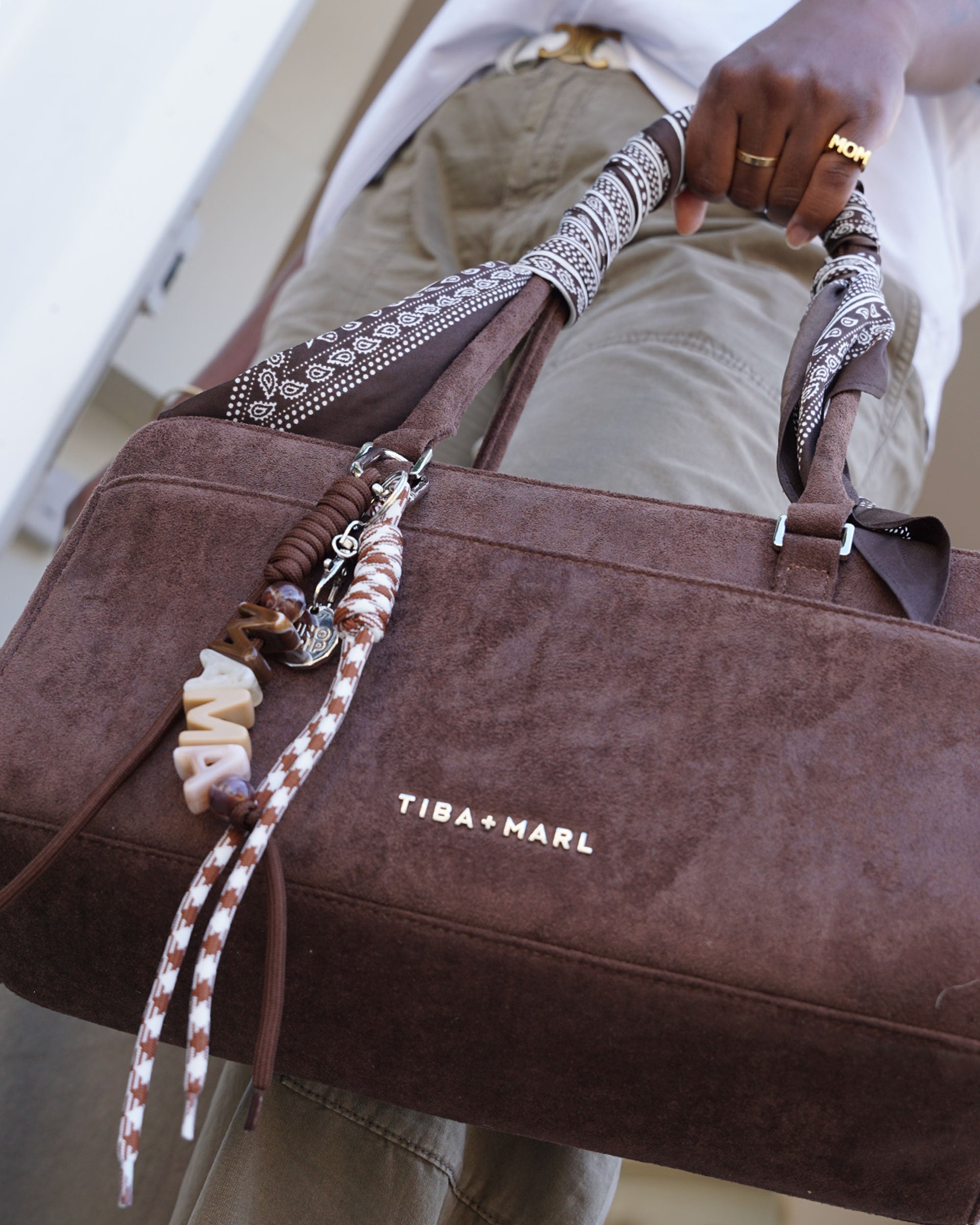 T+M x Juno&Pip Limited Edition Mama Bag Charm Brown