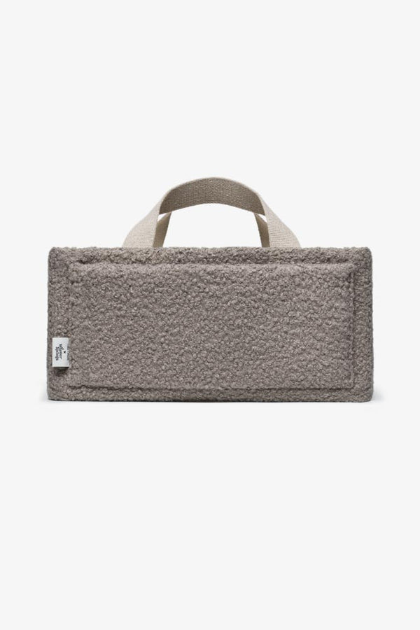 T+M x Whynter Springs Nappy Caddy Organiser Mink Boucle