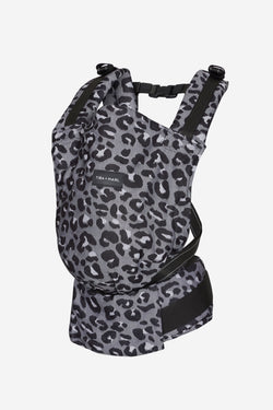 Isara for T+M Ergonomic Baby Carrier Grey / Black Leopard Print
