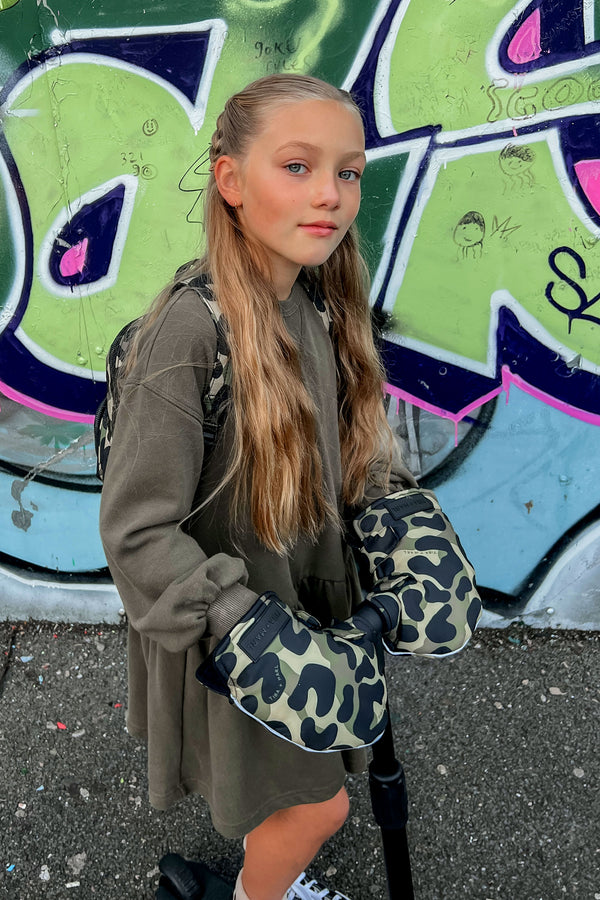 T+M Eco Kids Scooter Mitts Camo Print